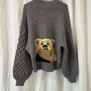 Pilcro bear cardigan small